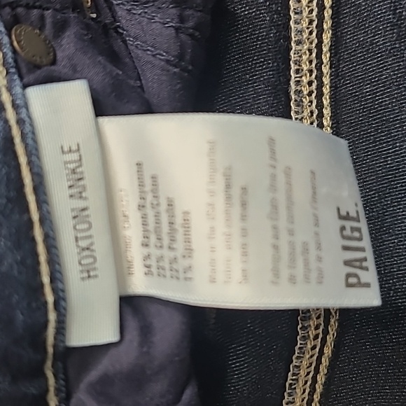 PAIGE Hoxton Ankle Jeans with Classic Design - Picture 3 of 8